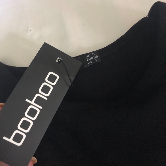 Brand new rose detailed black dress - Picture 3 of 3